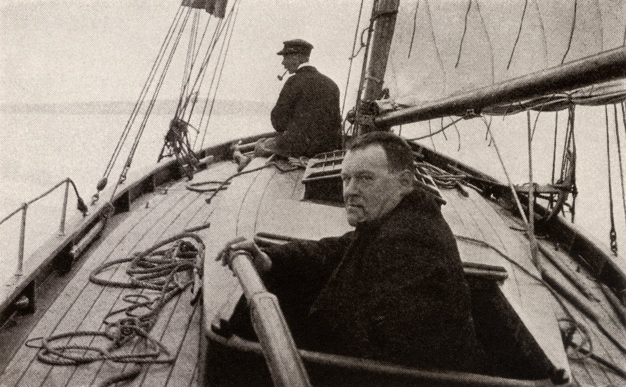 Hilaire Belloc veneessään tekijältä French Photographer