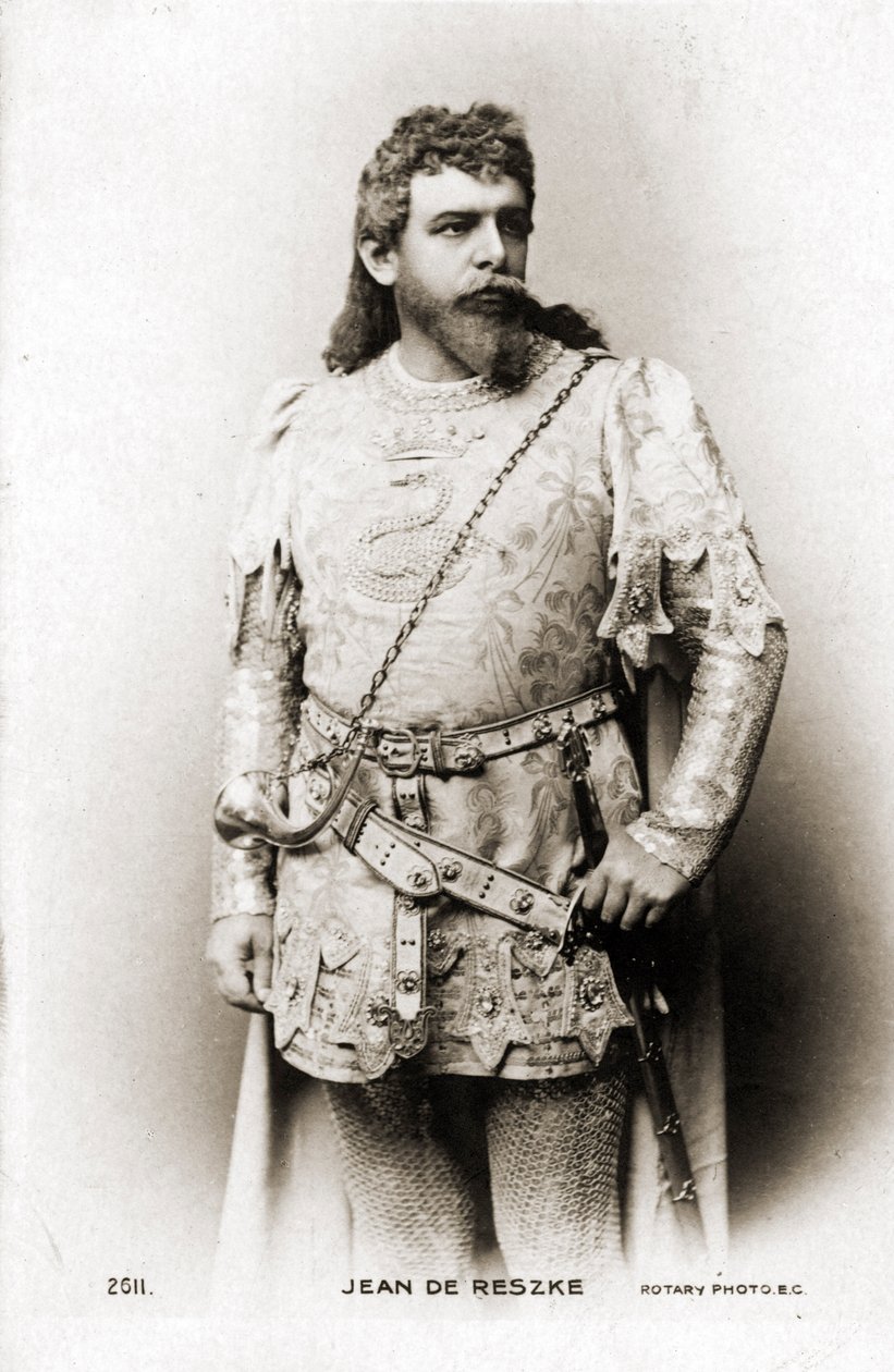 Jean de Reszke Romeona Charles François Gounodin oopperassa Romeo ja Julia (Romeo et Juliette). tekijältä French Photographer