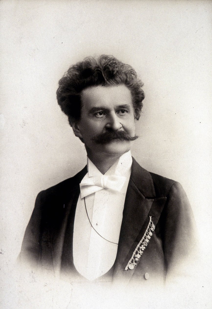 Johann II Strauss fils (1825-1899), itävaltalainen säveltäjä tekijältä French Photographer