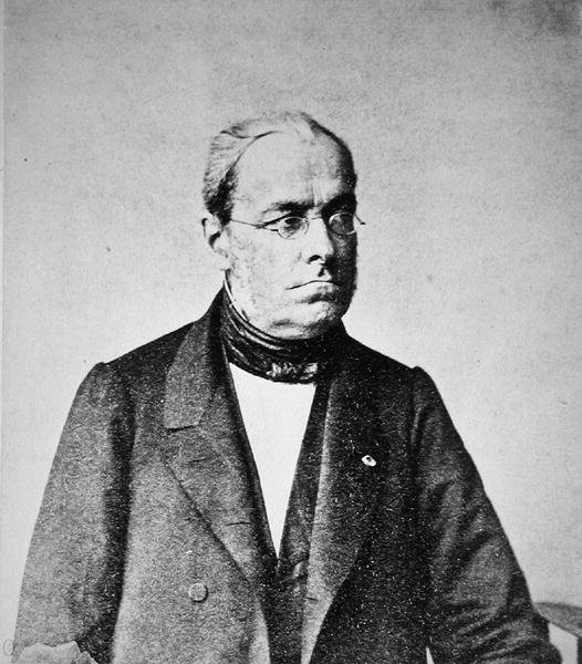 Jules Dupuit (1804-66) noin 1860 (s/w-kuva). tekijältä French Photographer