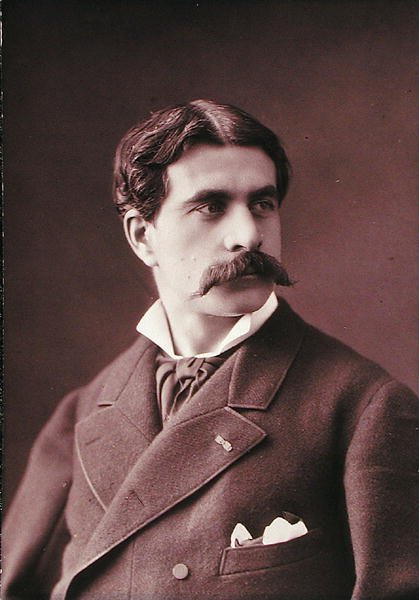 Jules Jean Antoine Lecomte du Nouy (1842-1923), Galerie Contemporainesta, n. 1874-78 (valkoinen kuva) tekijältä French Photographer