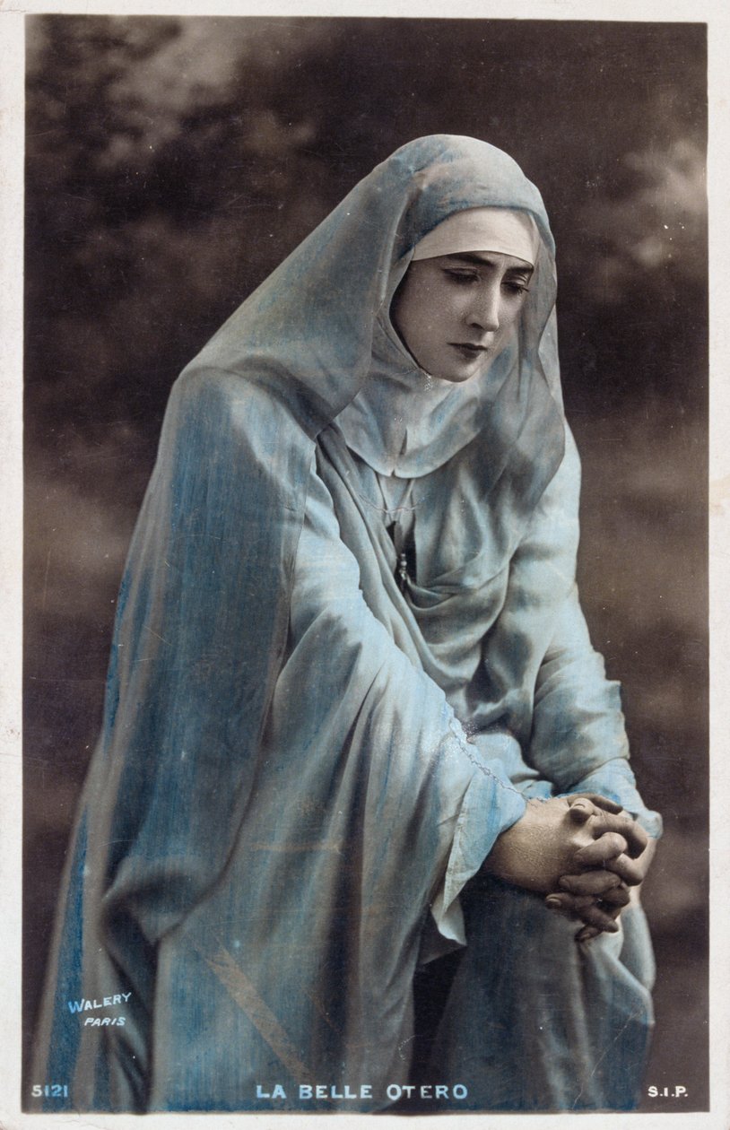 La Belle Otero (1868-1965) espanjalainen näyttelijä, tanssija ja kurtisaani. tekijältä French Photographer