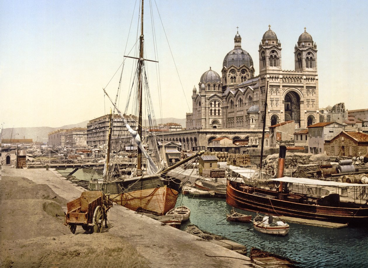 Marseillen katedraali, 1890-1900 tekijältä French Photographer