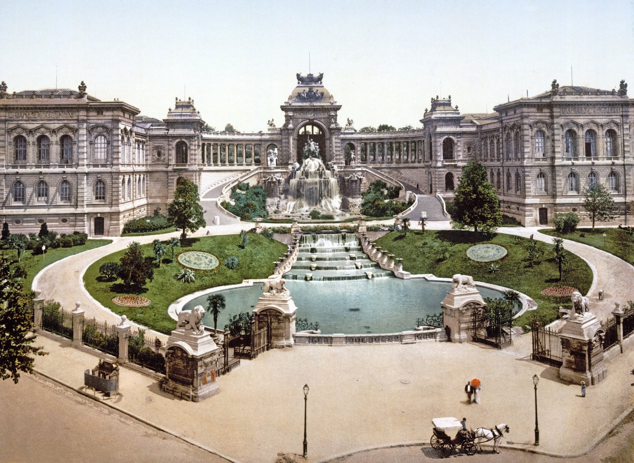 Palais Longchamps, Marseille, 1890-1900 tekijältä French Photographer