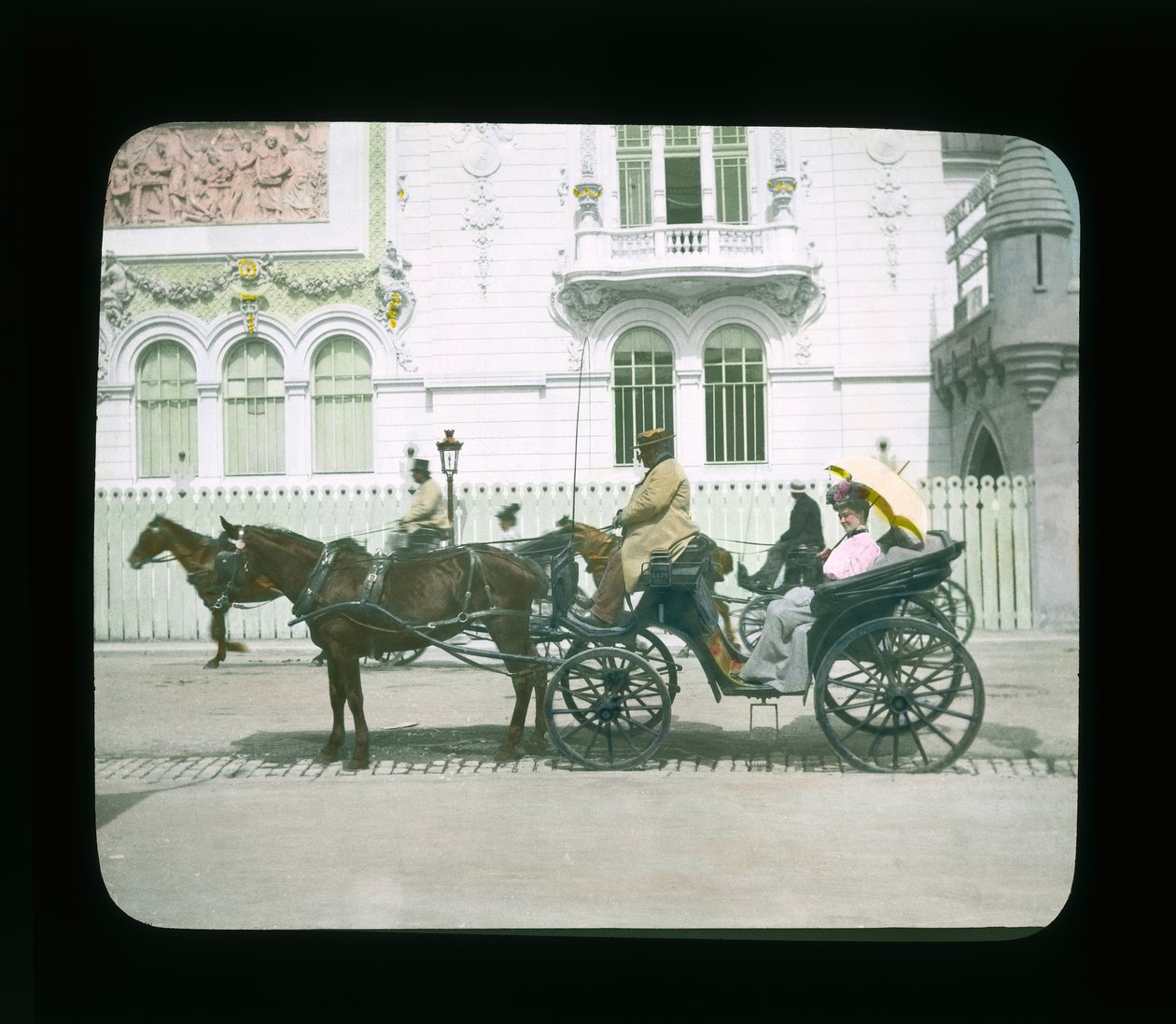 Pariisin näyttely: Koristetaiteen palatsi, Pariisi, Ranska, 1900 (lyhtyliuku) tekijältä French Photographer
