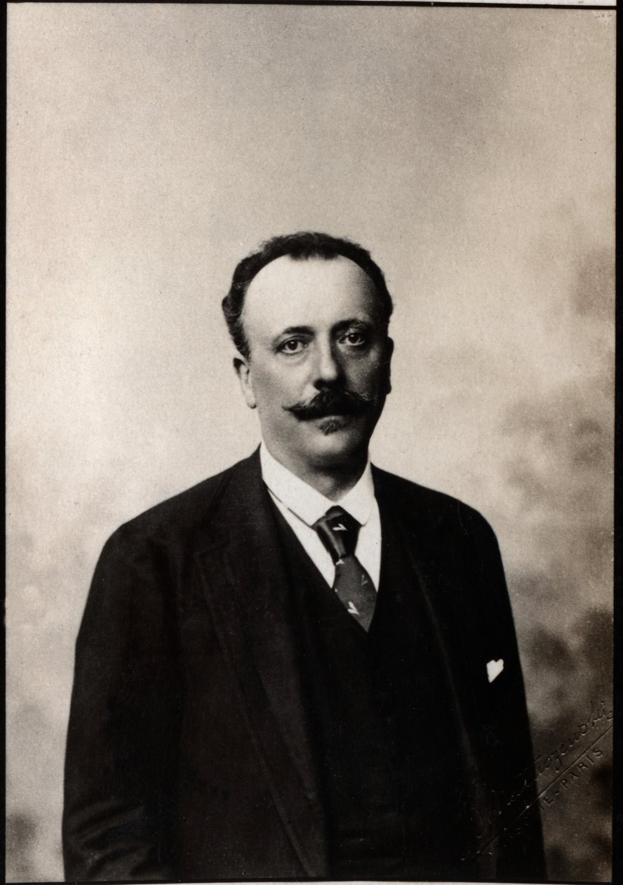 Adrien Albert Marie Comte de Munin (1841-1914), ranskalaisen poliitikon muotokuva. tekijältä French Photographer