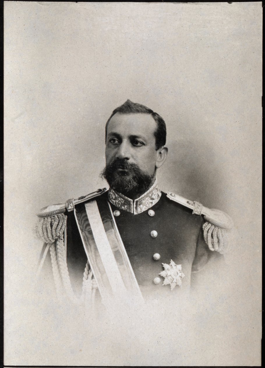 Monacon ruhtinas Albert I:n (1848-1922) muotokuva. tekijältä French Photographer