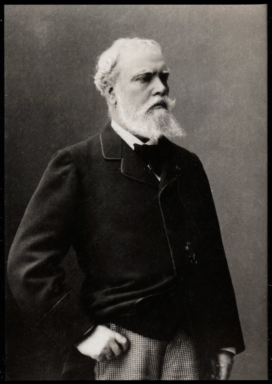 Alexandre Cabanelin (1823-1889), ranskalaisen taidemaalarin muotokuva. tekijältä French Photographer