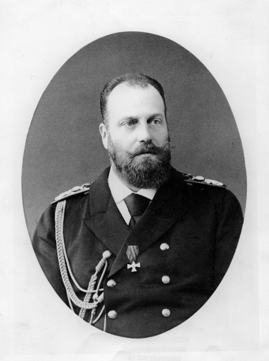 Venäjän suurherttua Aleksis Aleksandrovitš Romanovin muotokuva tekijältä French Photographer
