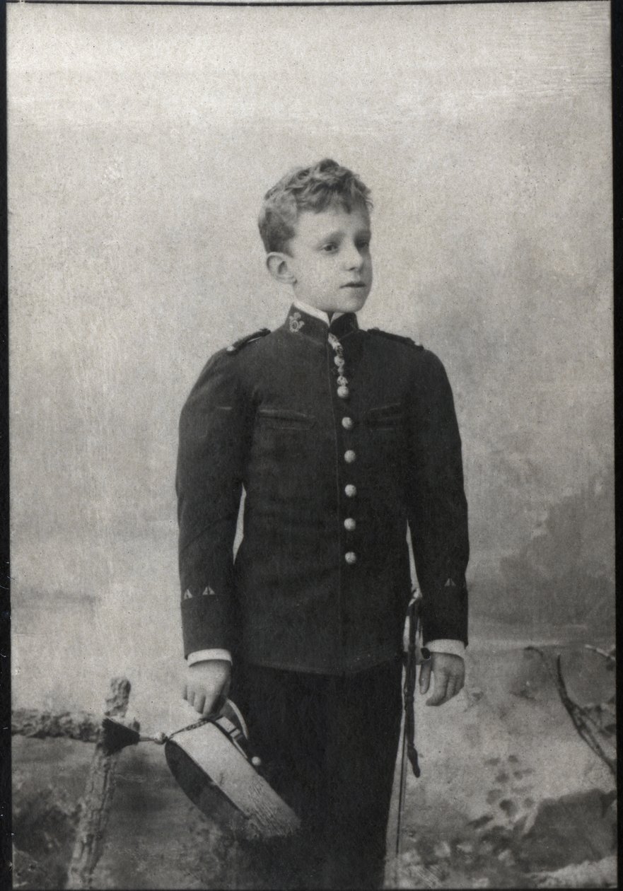 Espanjan kuninkaan Alfonso XIII (1886-1941) muotokuva. tekijältä French Photographer