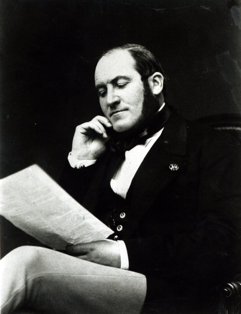 Paroni Georges Eugene Haussmannin (1809-91) muotokuva, 1800-luku tekijältä French Photographer