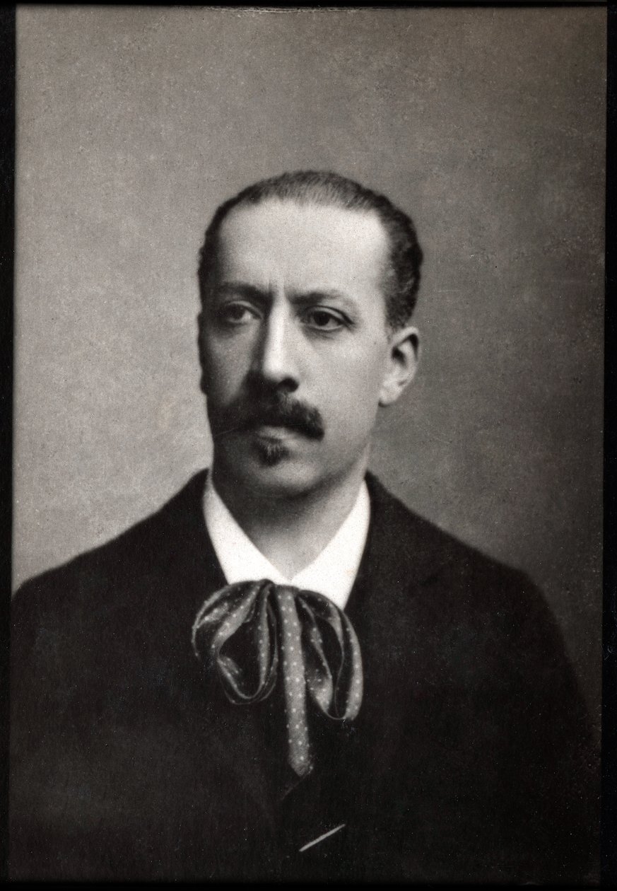 Charles Marie Jean Albert Widorin (1844-1937), ranskalaisen urkurin, säveltäjän ja opettajan muotokuva. tekijältä French Photographer