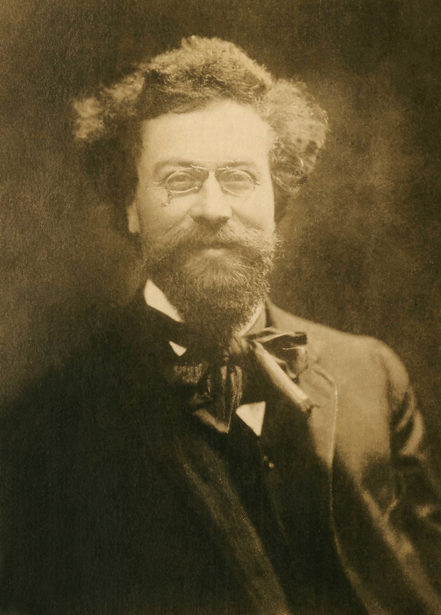 Ranskalaisen säveltäjän Claude Terrassen (1867-1923) muotokuva. tekijältä French Photographer