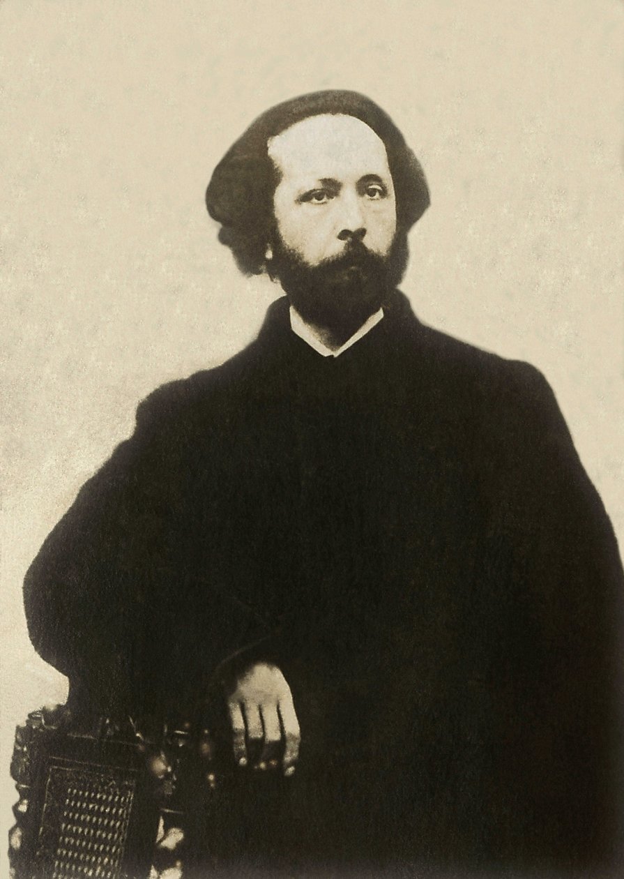 Edouard Lalon (1823-1892), ranskalaisen säveltäjän muotokuva. Valokuvaus, 1800-luvun loppu, Pariisi. tekijältä French Photographer