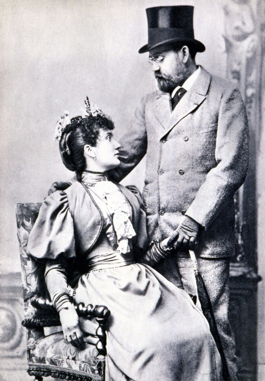 Muotokuva Emile Zolasta ja Jeanne Rozerot