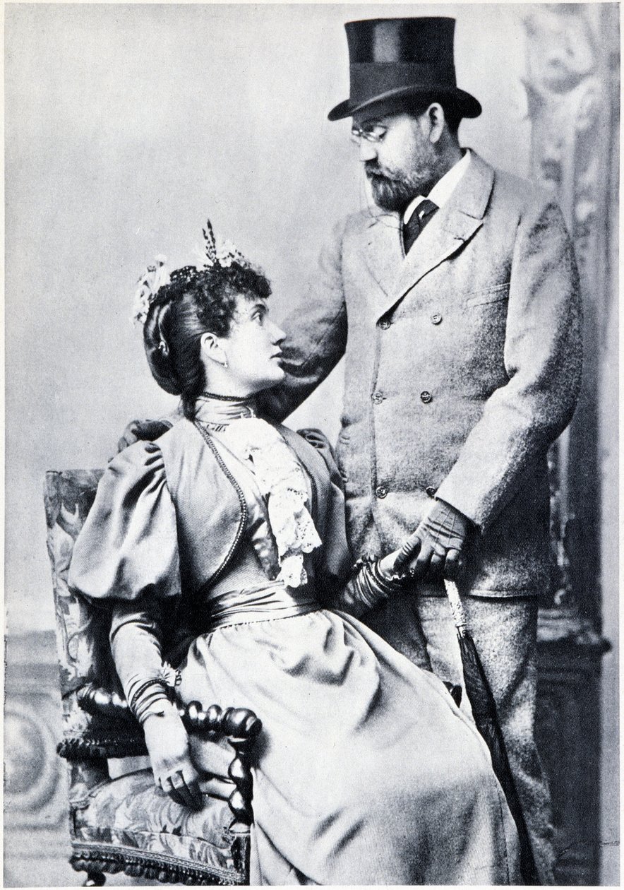 Muotokuva Emile Zolasta ja Jeanne Rozerot