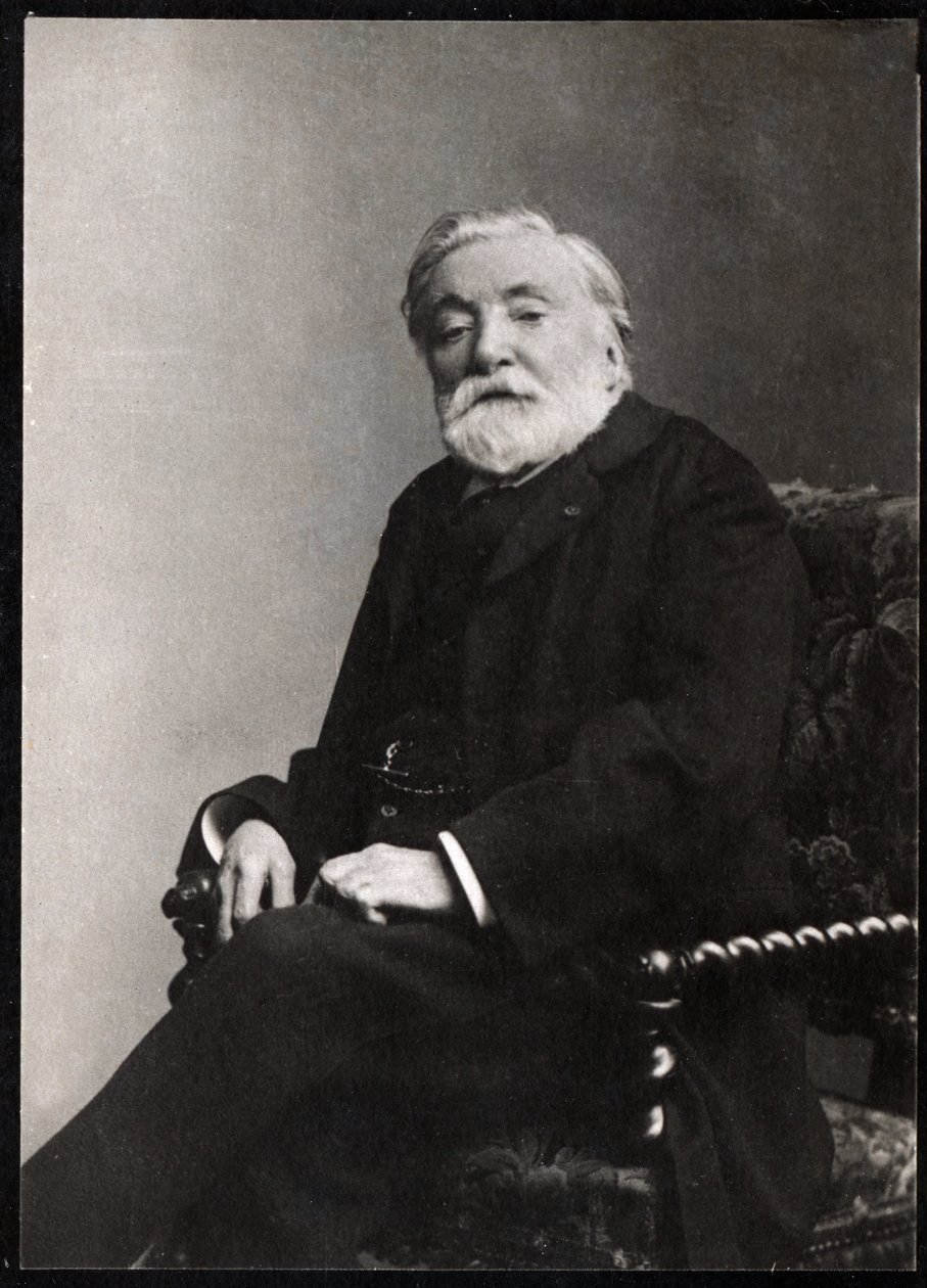 Etienne Charles Henrin muotokuva, Bornierin varakreivi (1825-1901), ranskalainen runoilija ja näytelmäkirjailija. tekijältä French Photographer