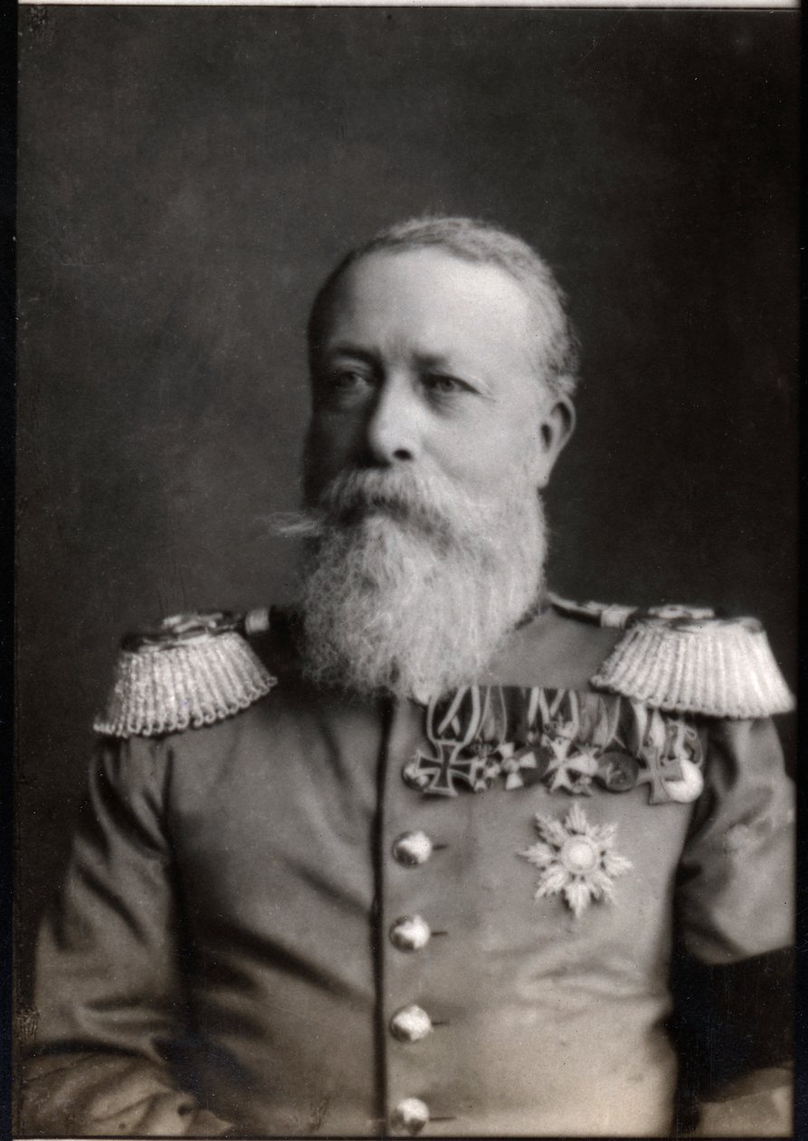 Frederick (Friedrich) I Badenin muotokuva (1826-1907) tekijältä French Photographer