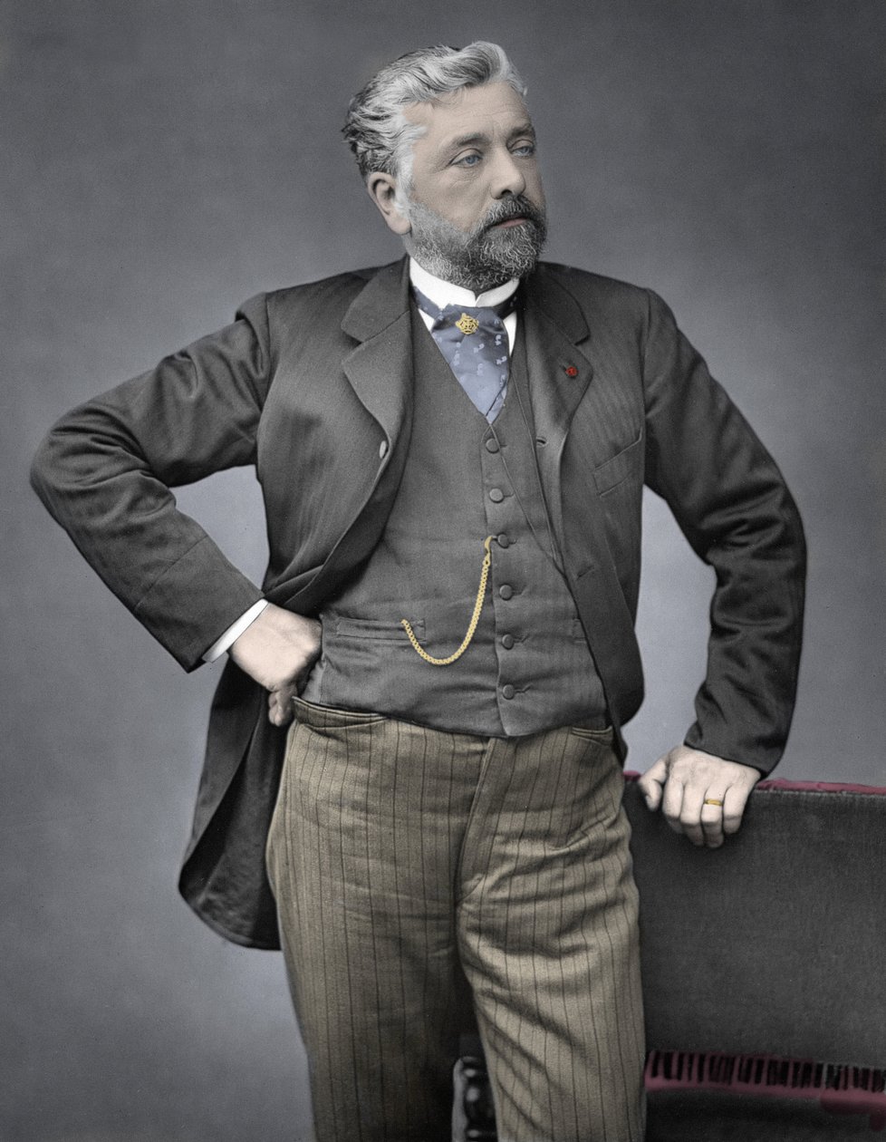 Gustave Eiffelin muotokuva tekijältä French Photographer