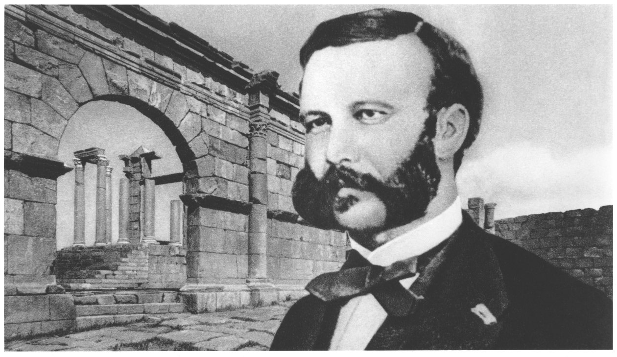 Henri Dunantin (1828-1910) muotokuva tekijältä French Photographer
