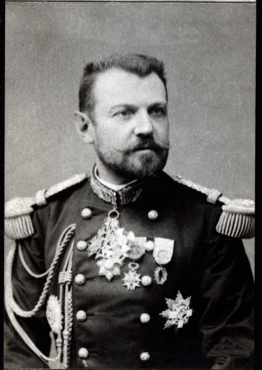 Ranskalaisen kenraalin Henri Joseph Brugeren (1841-1918) muotokuva. tekijältä French Photographer