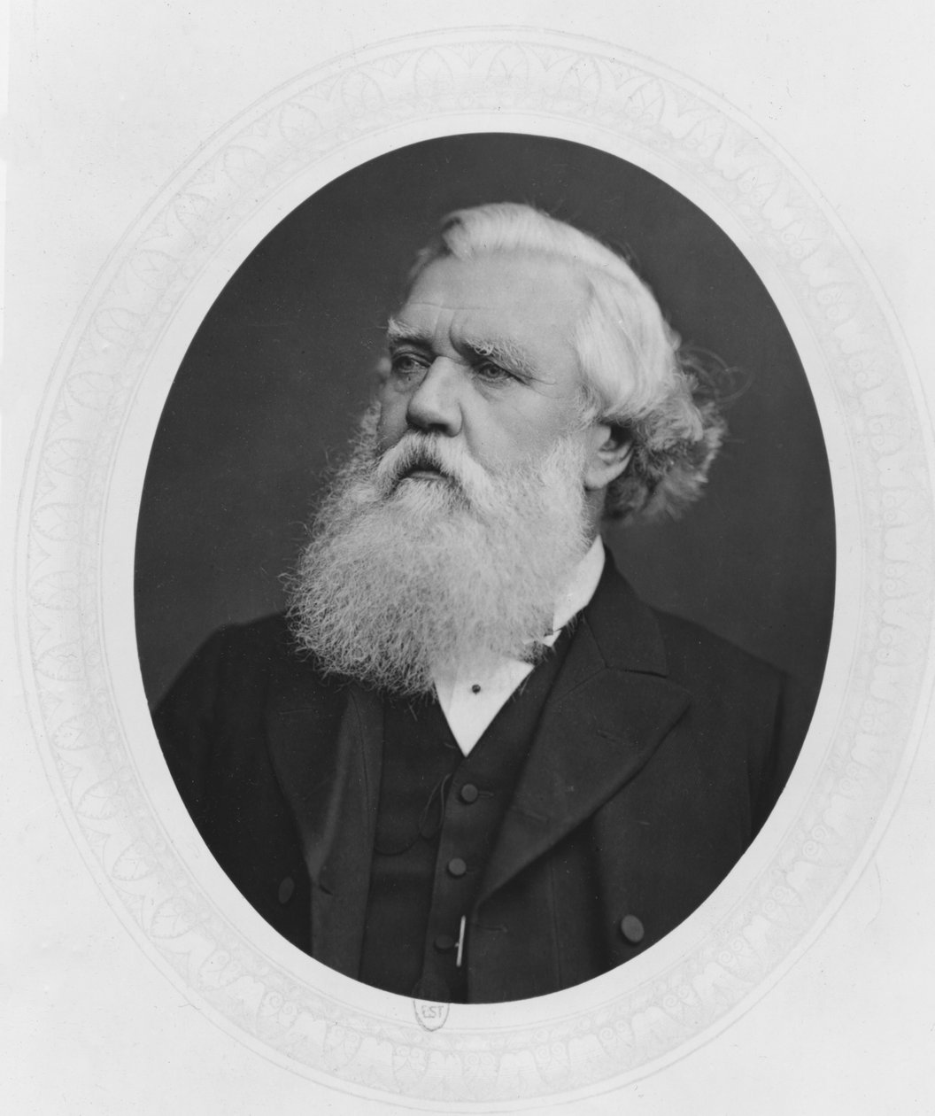 Muotokuva Henry Layardista, noin 1880 tekijältä French Photographer