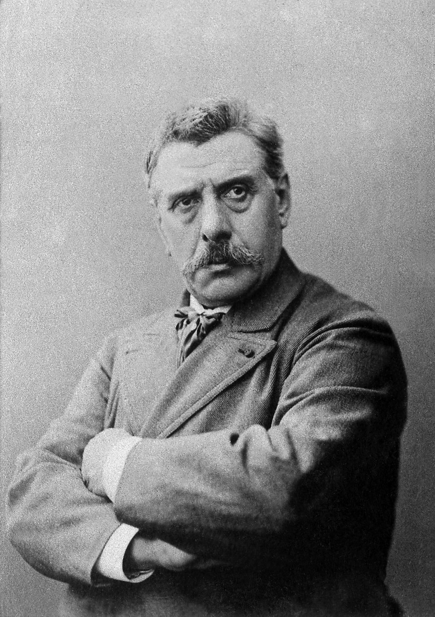 Muotokuva Jean Joseph Alexandre Falguieresta (1831-1900), kuvanveiston professorista Pariisin Ecole des Beaux-Artsissa. tekijältä French Photographer
