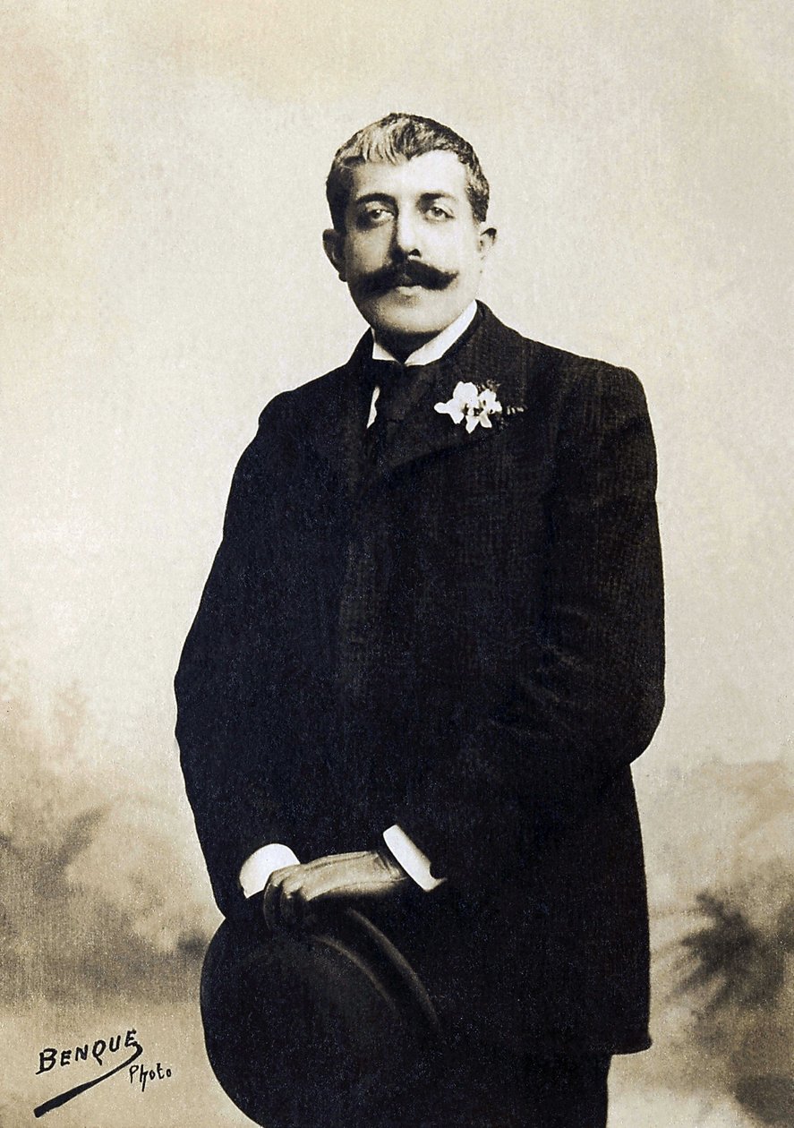 Jean Lorrainin (1855-1906), ranskalaisen kirjailijan muotokuva. tekijältä French Photographer