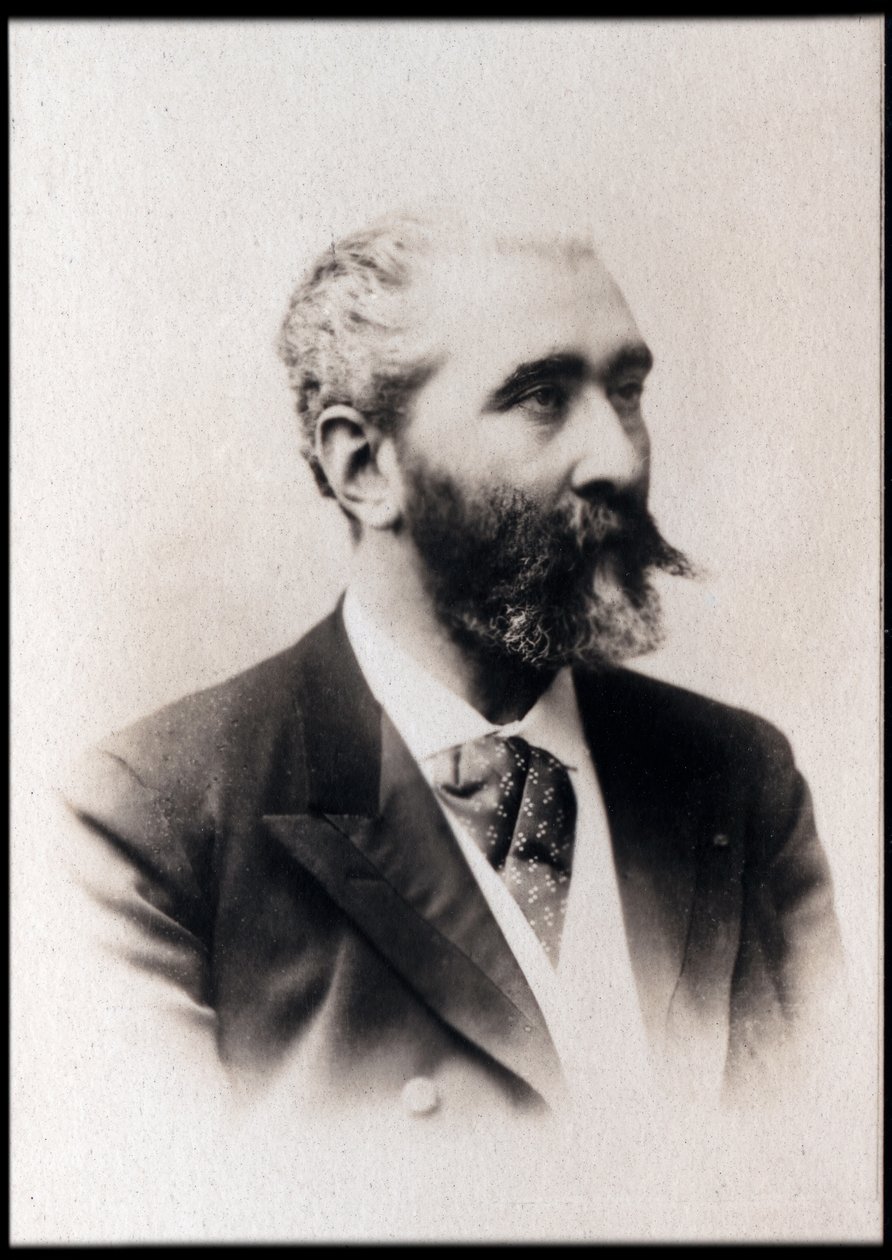 Jose Maria de Heredian (1842-1905), ranskalaisen runoilijan muotokuva. tekijältä French Photographer