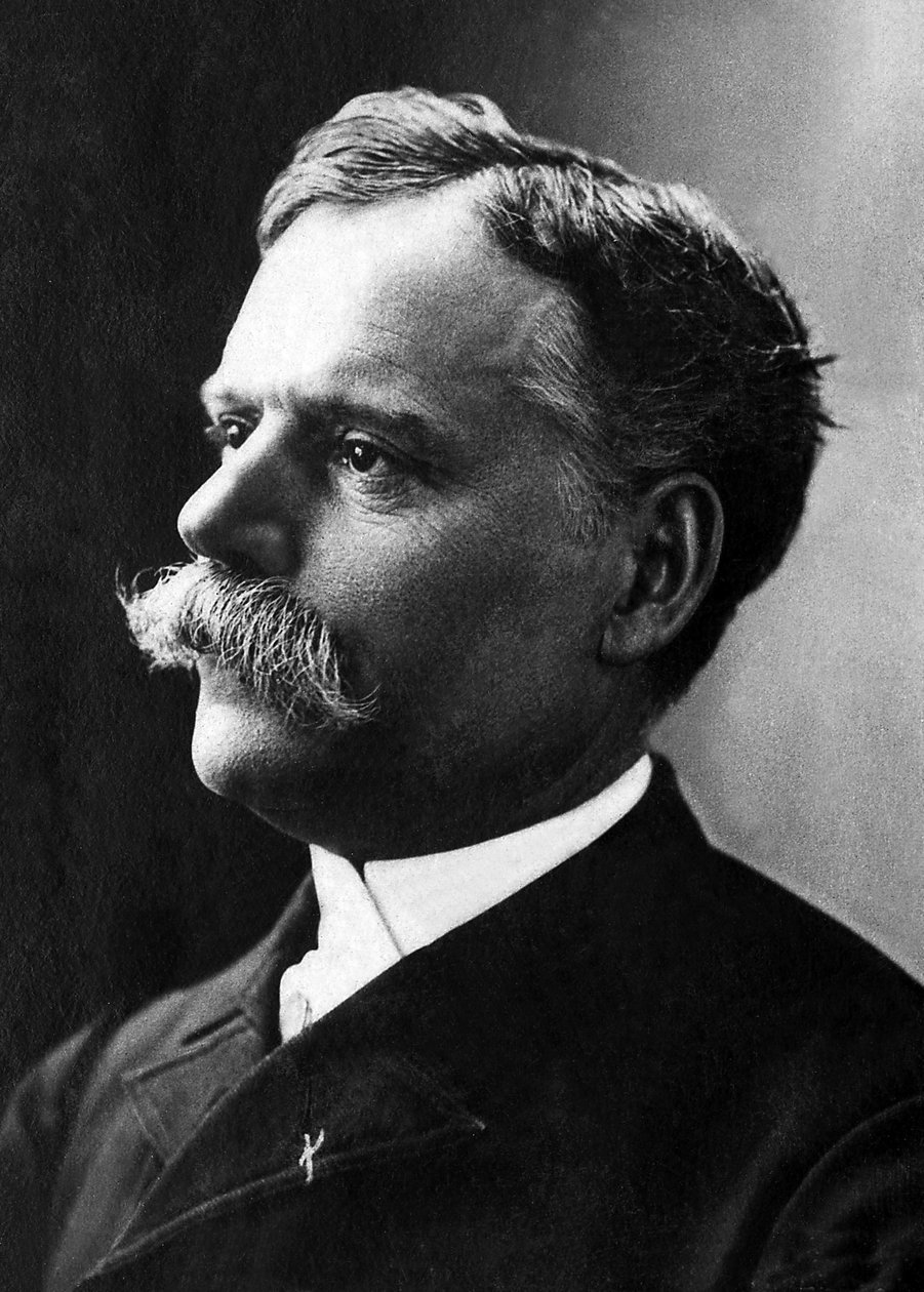 Jules Cheretin (1836-1932), ranskalaisen taidemaalarin ja sarjakuvapiirtäjän muotokuva. tekijältä French Photographer