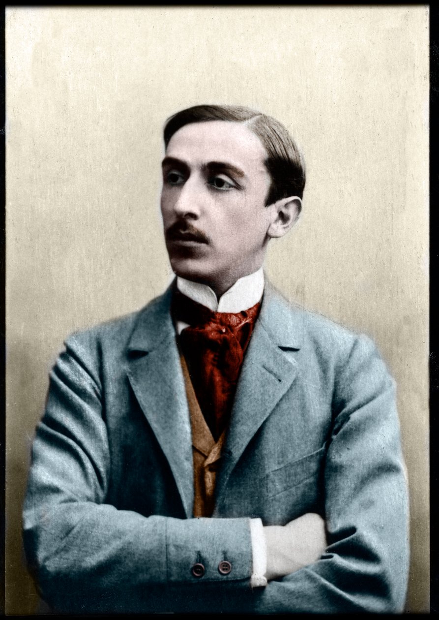 Maurice Barresin (1862-1923), ranskalaisen kirjailijan, toimittajan ja sosialistipoliitikon muotokuva. tekijältä French Photographer