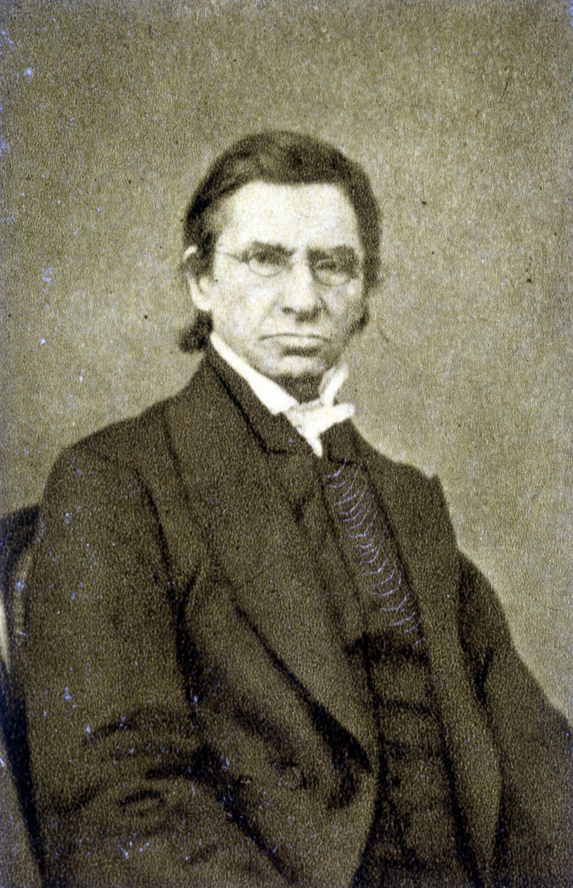 Maximilian Emile Littré (1801 - 1881) muotokuva vuonna 1869 tekijältä French Photographer