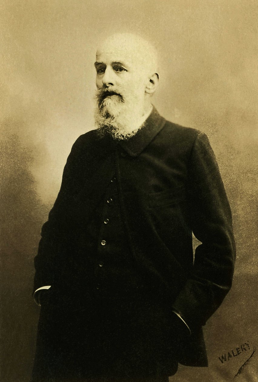 Muotokuva Paul Albert Bartholome (1848-1928), ranskalainen taidemaalari, kuvanveistäjä. tekijältä French Photographer