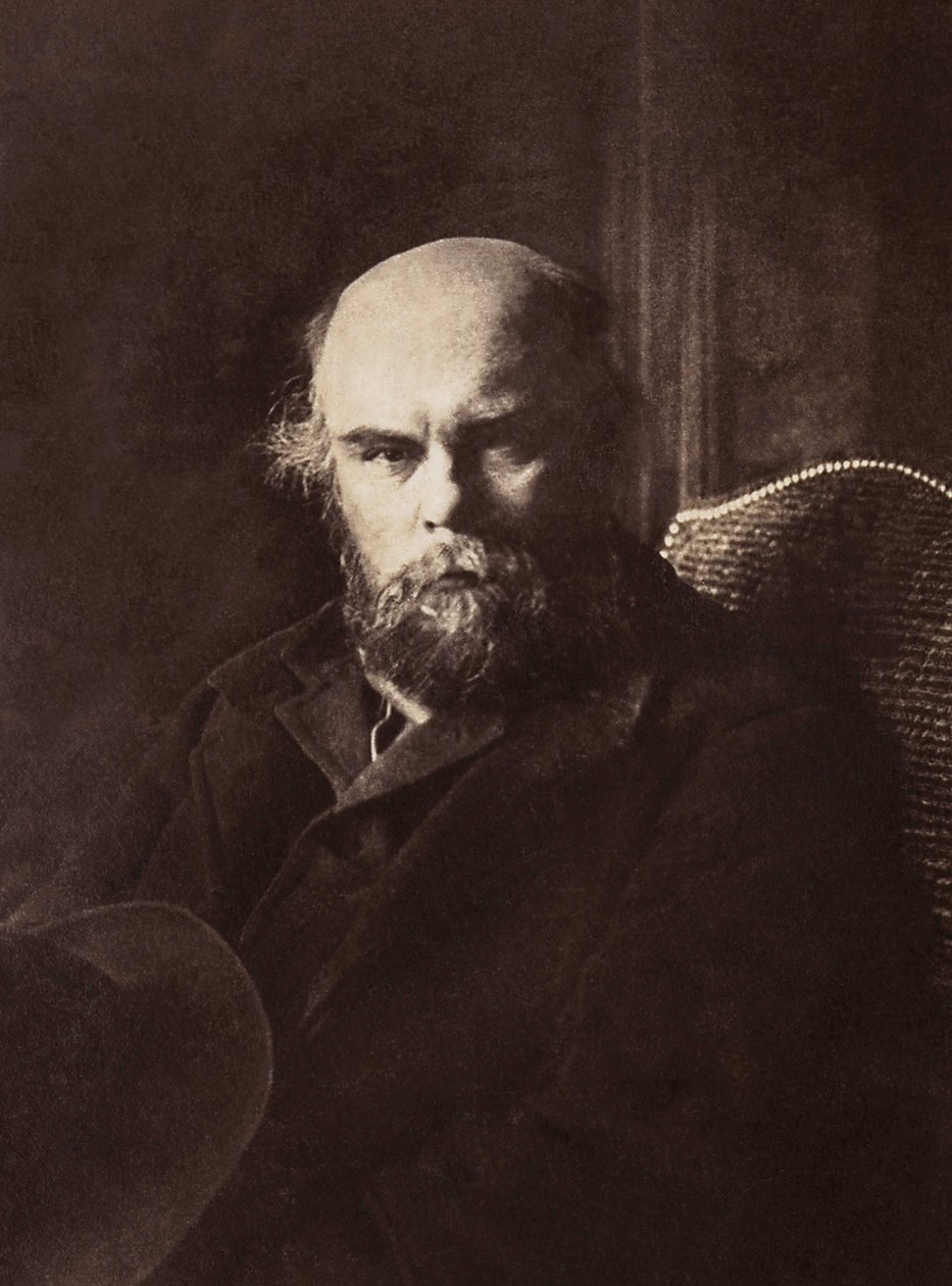 Ranskalaisen runoilijan Paul Verlainen (1844-1896) muotokuva. tekijältä French Photographer