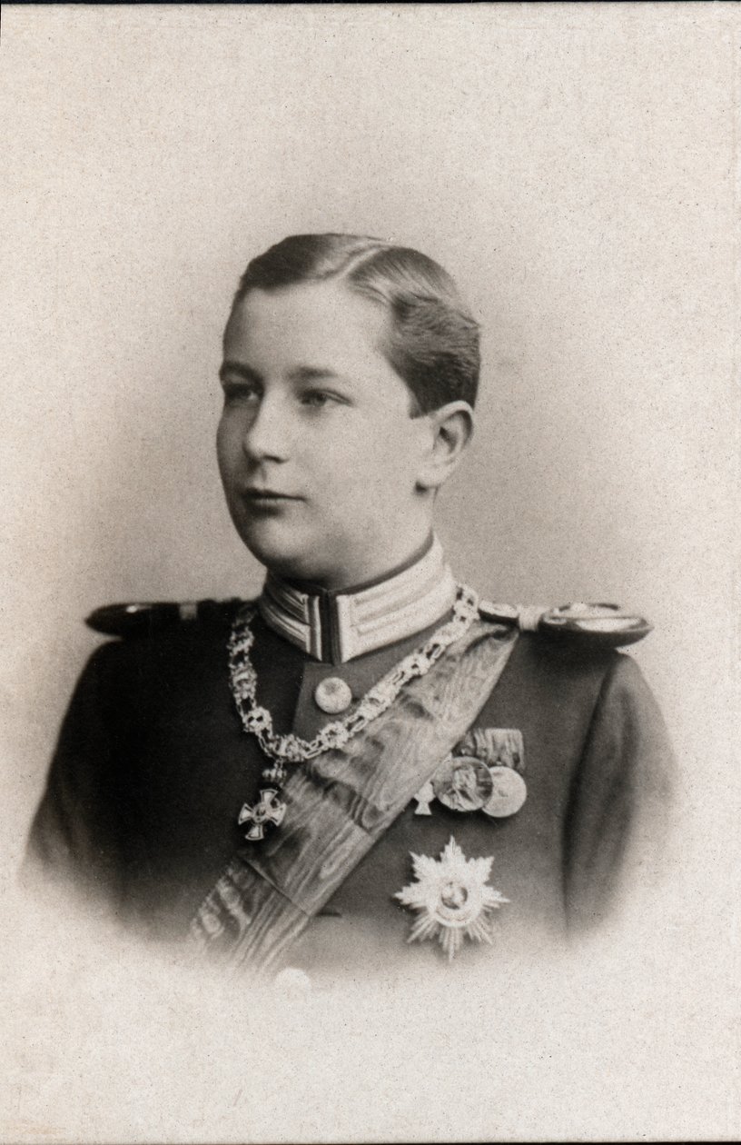 Muotokuva Preussin prinssi Eitel Friedrichistä (1883-1942). tekijältä French Photographer