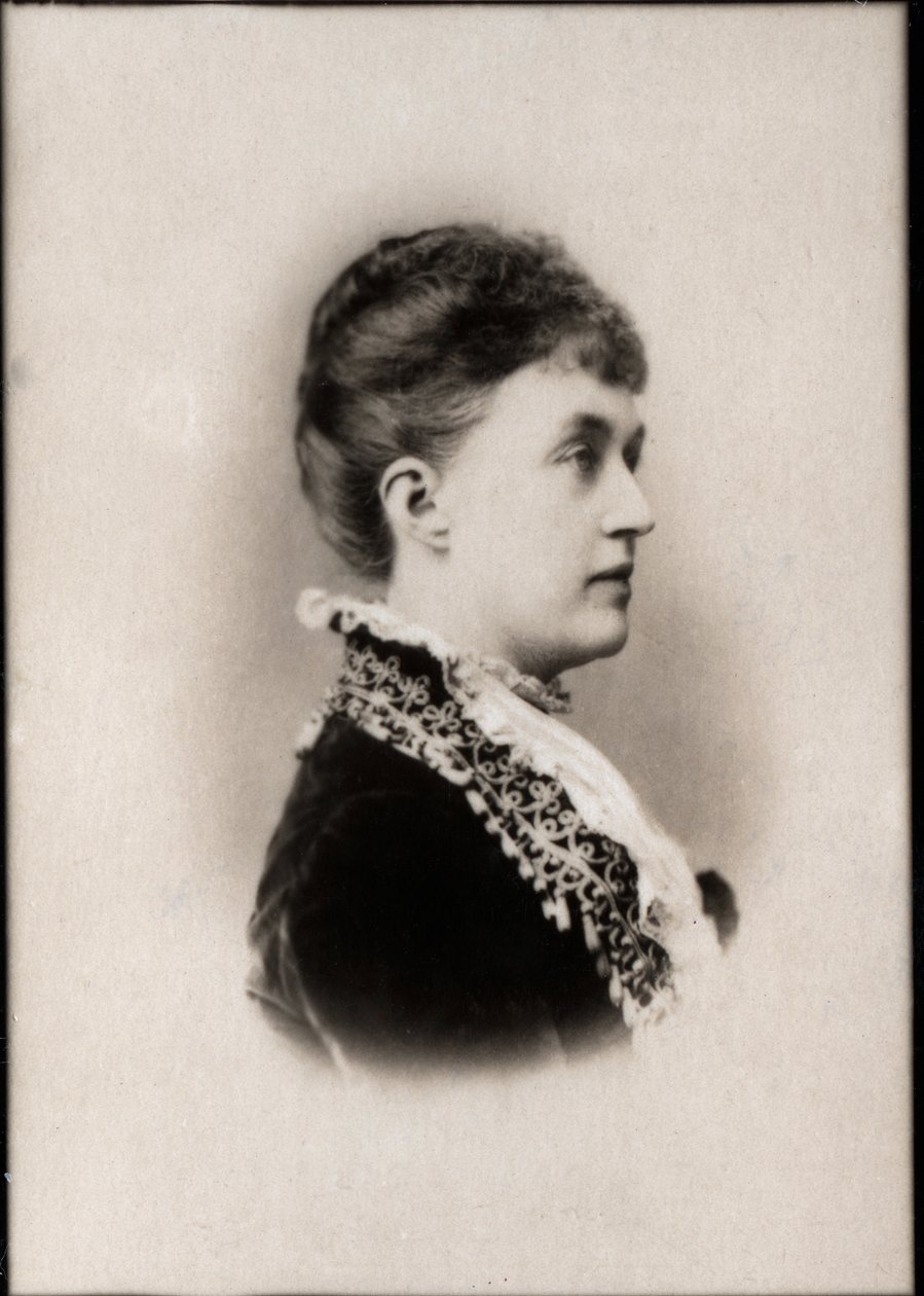 Anhalt Dessaun prinsessa Adelheid Marie (1833-1916), Luxemburgin suurherttuatar, muotokuva. tekijältä French Photographer