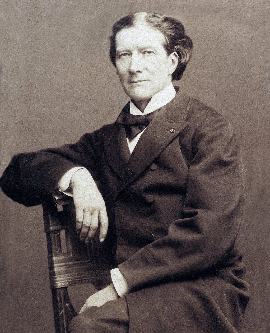 Viktoriaanisen Sardoun (1831-1908), ranskalaisen näytelmäkirjailijan muotokuva tekijältä French Photographer