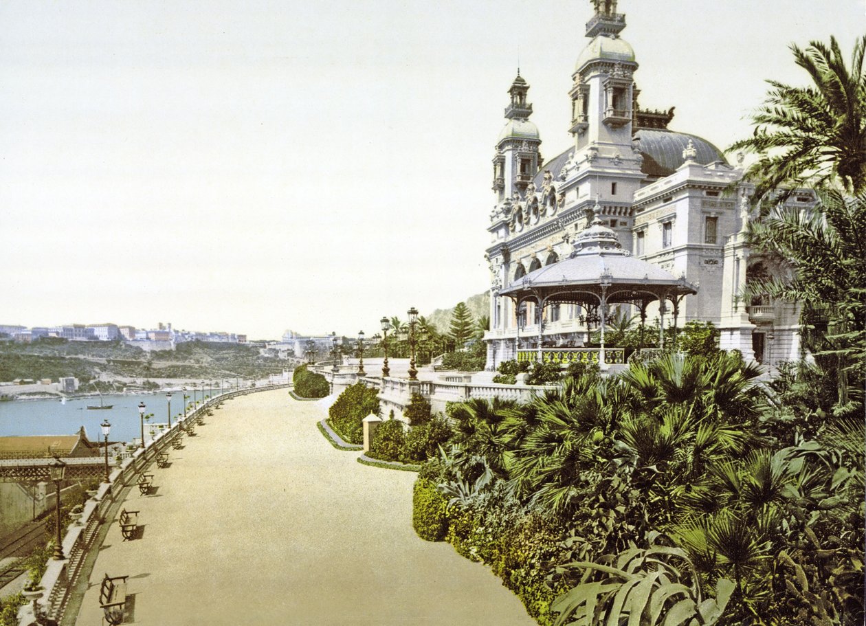 Sivukuva Monte Carlo Casinosta Monacossa, 1890-1900 tekijältä French Photographer