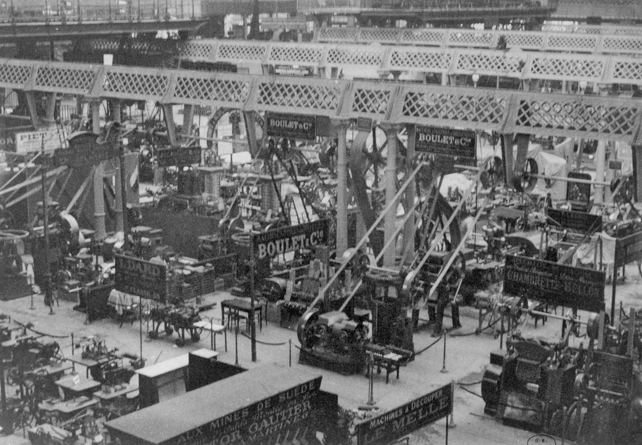 Galerie des Machines Exposition Universelle -näyttelyssä 1889 tekijältä French Photographer