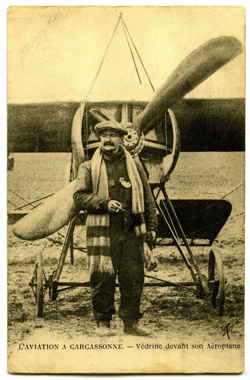 Kuuluisa lentäjä Jules Vedrines tekijältä French Photographer