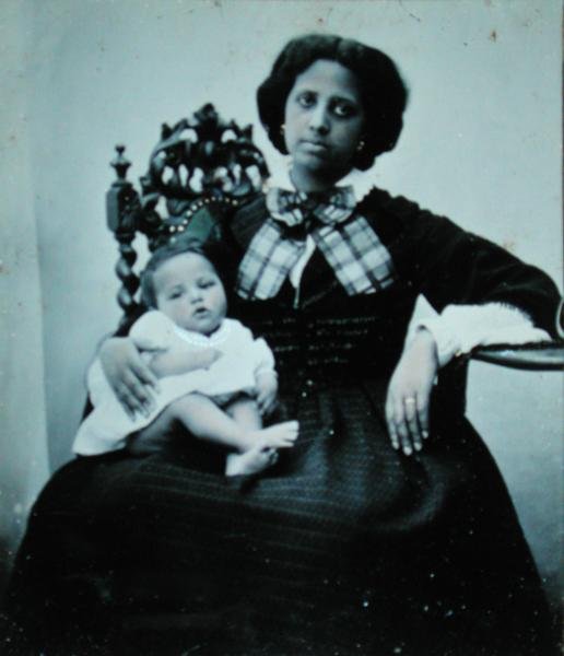 Elysee Reclusin vaimo (1830-1905), n. 1860 (m/v kuva) tekijältä French Photographer