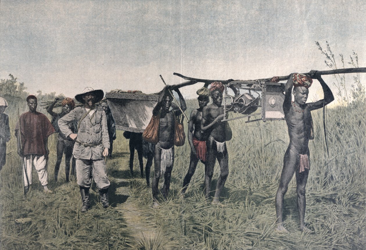 Saattue Marchandin tehtävällä vuonna 1898, Le Petit Journal, 1899 tekijältä French School