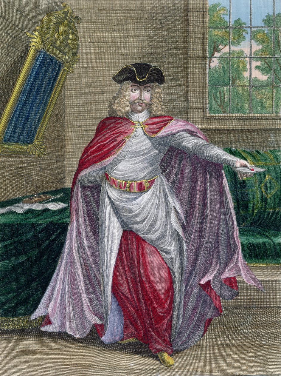 Ranskalainen kauppias Turkissa, Recueil destampes sur les Costumes du Levant, kaiverrus Gerard Jean Baptiste Scotin (1671-1716) 1707-08 tekijältä French School
