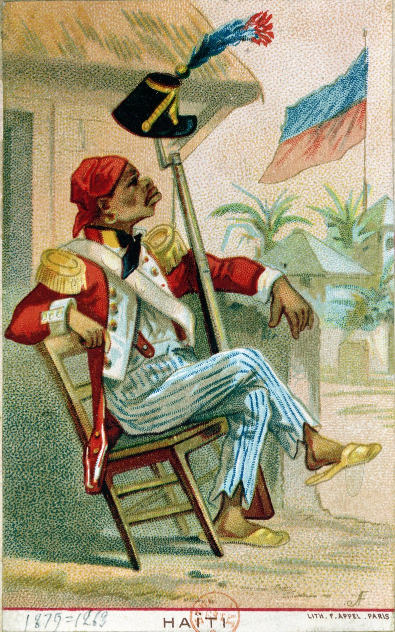 Haitilainen sotilas, 1879 tekijältä French School