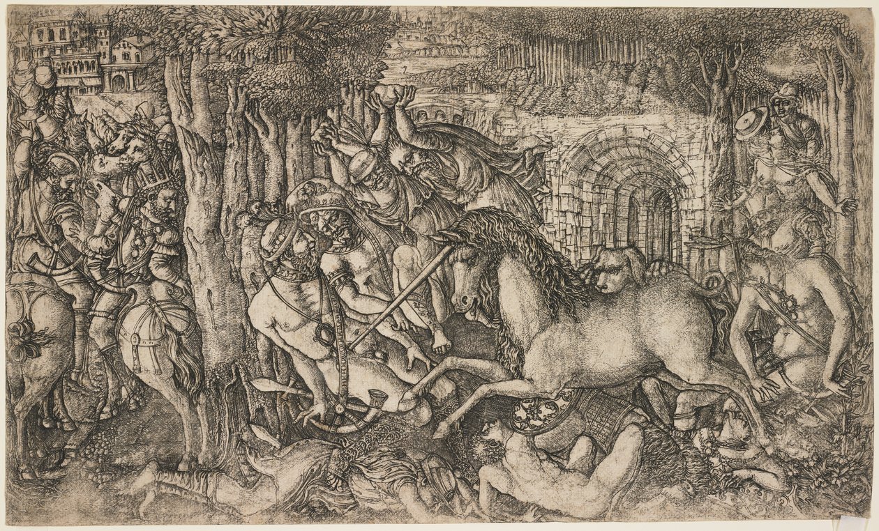 Kuningas, jota yksisarvinen takaa, n. 1547 tekijältä French School