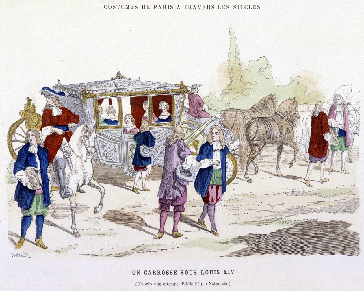 Vaunu Ludvig XIV:n aikana - H. Gourdon de Genouillacin "Pariisissa vuosisatojen ajan" tekijältä French School