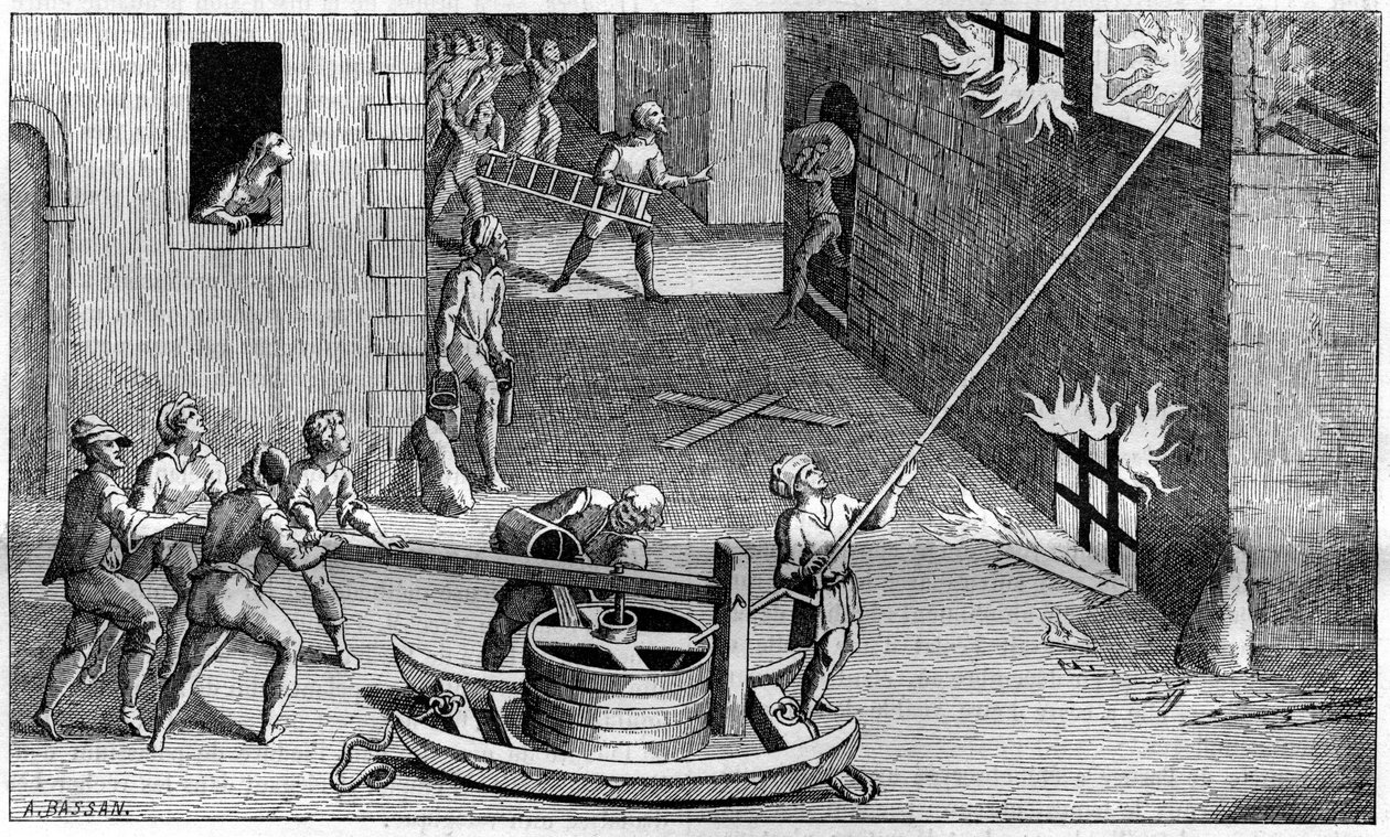 Palopumppu 1600-luvun alussa, Solomon de Caux