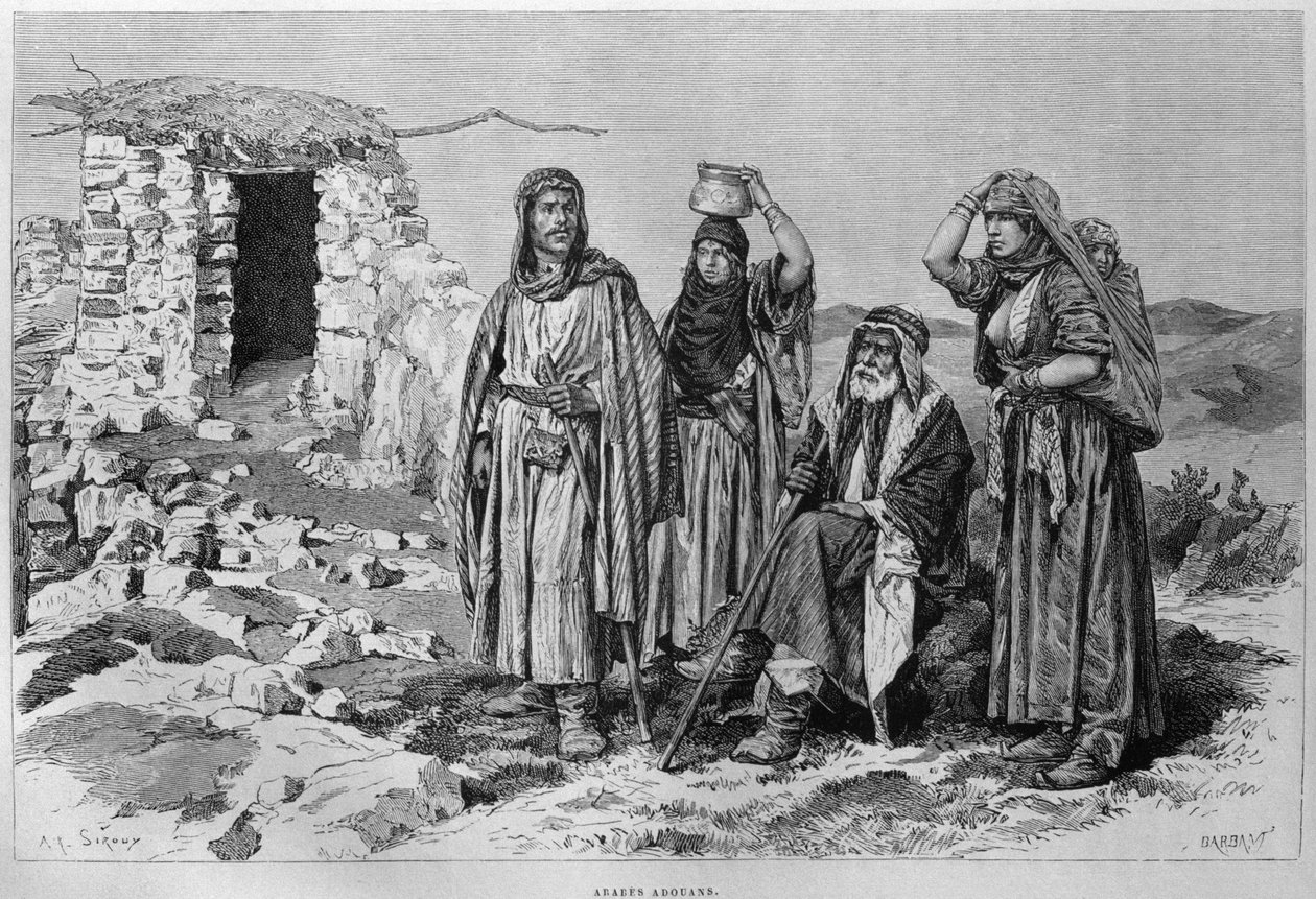 Adouanit Syyriasta tänään. Matkustaa Foinikiassa, Libanonissa ja Juudeassa. Louis Charles Emile Lortetin 1875-1880, 1884 (bw-kaiverrus) tekijältä French School