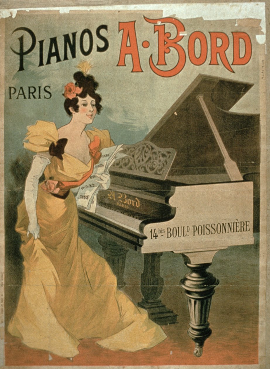Mainos A. Bord Pianosille, Paris tekijältä French School
