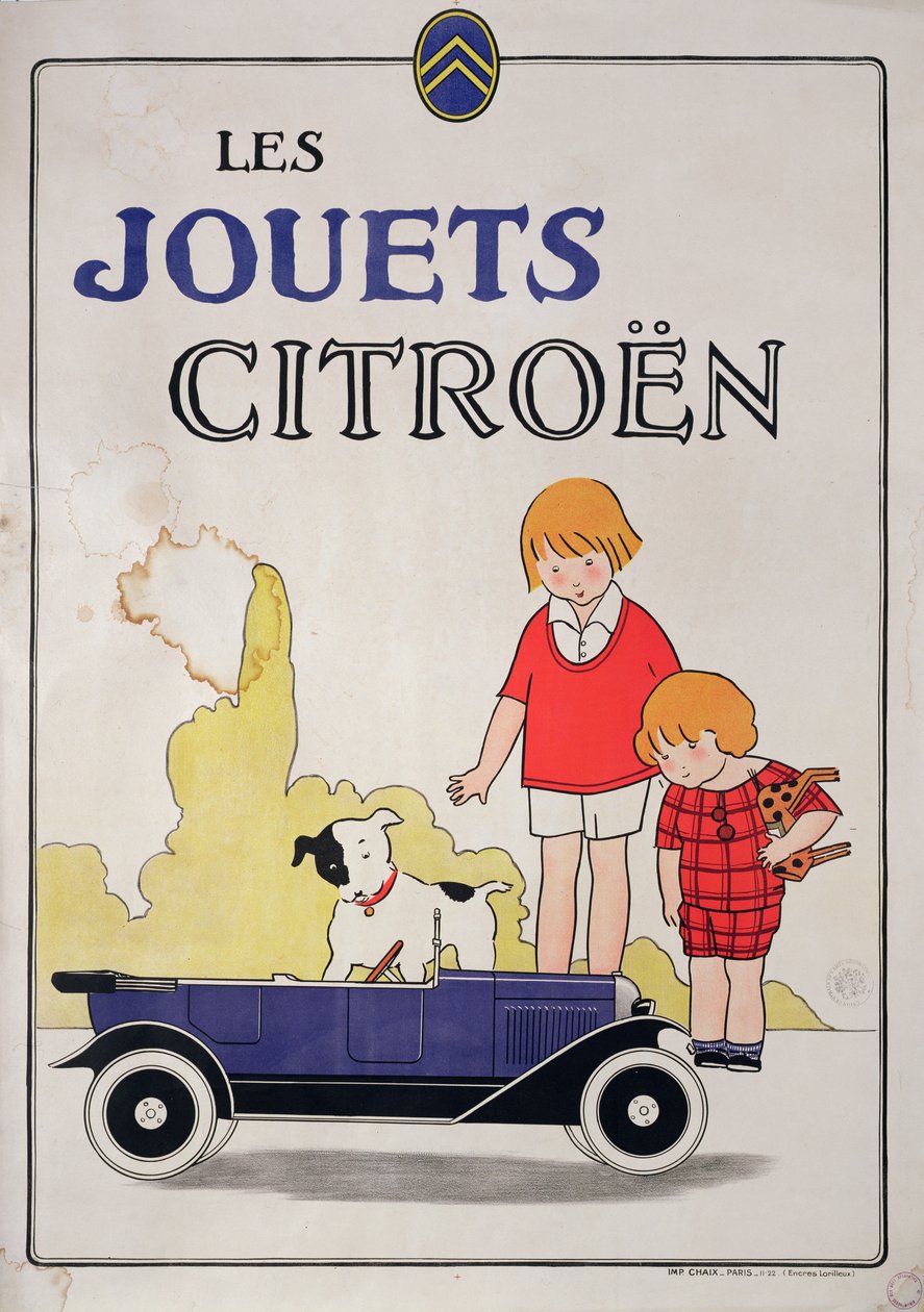 Mainos Citroen Toysista, 1922 tekijältä French School